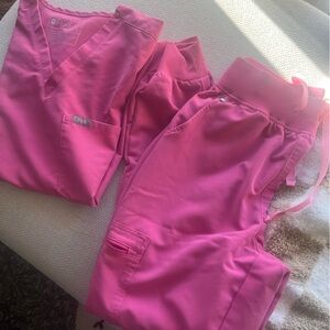 Figs scrubs set (cancer pink limited edition)